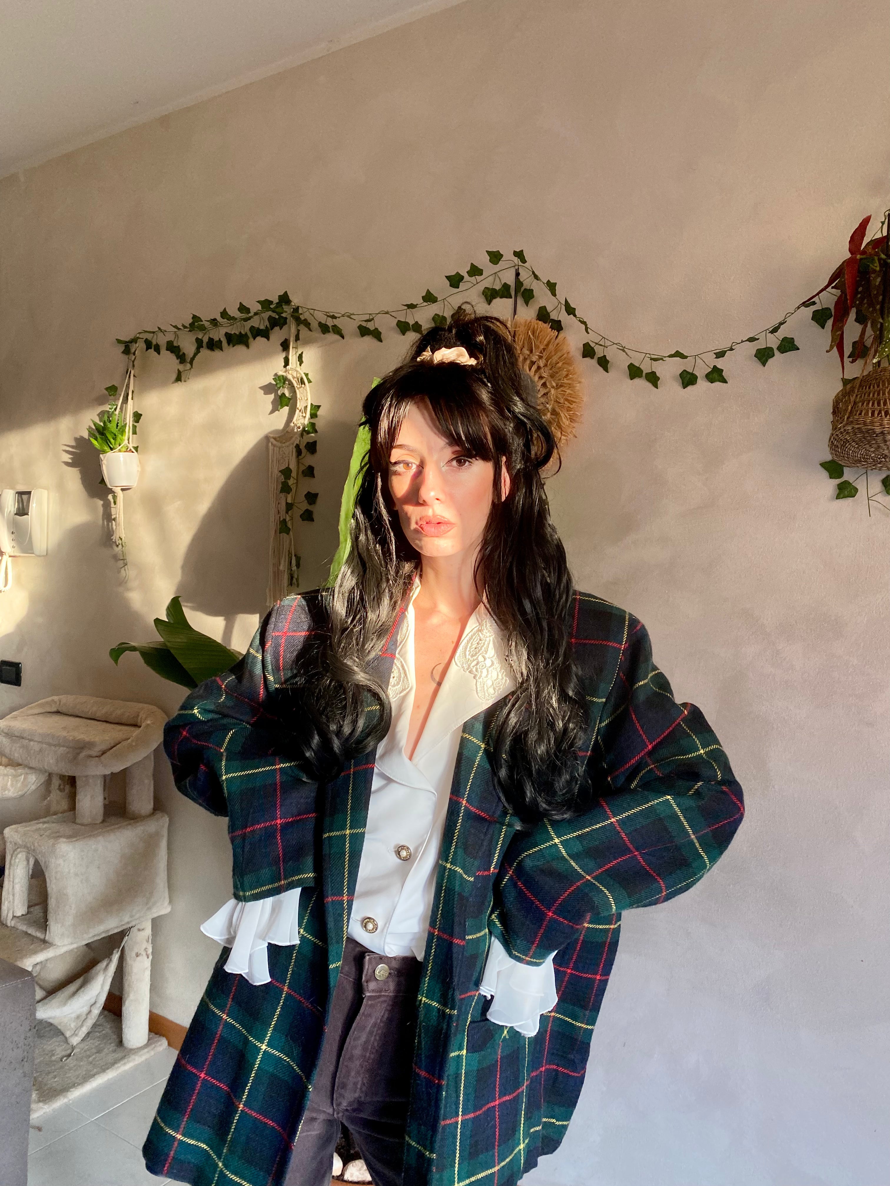 England Tartan Boxy Blazer