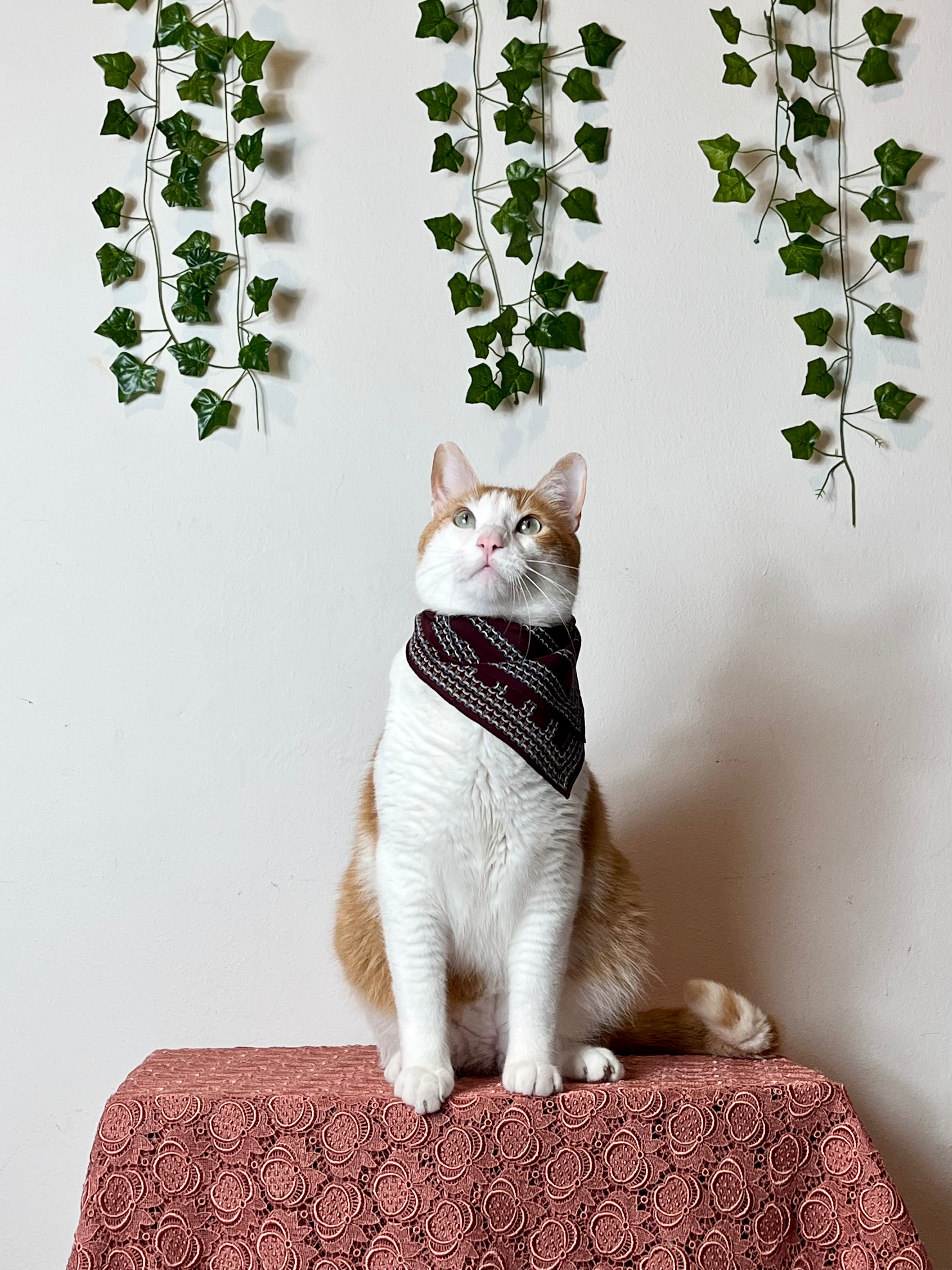 Fazzoletto in pura seta Borgogna