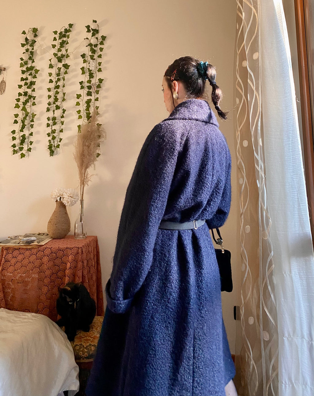 Cappotto Missoni blu notte
