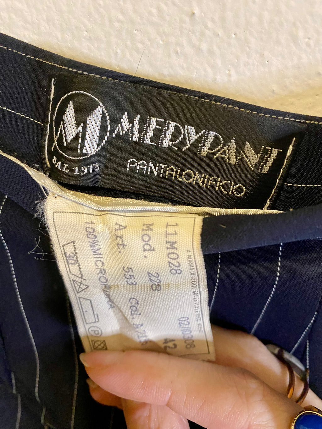 Pantaloni Classy wide leg gessati