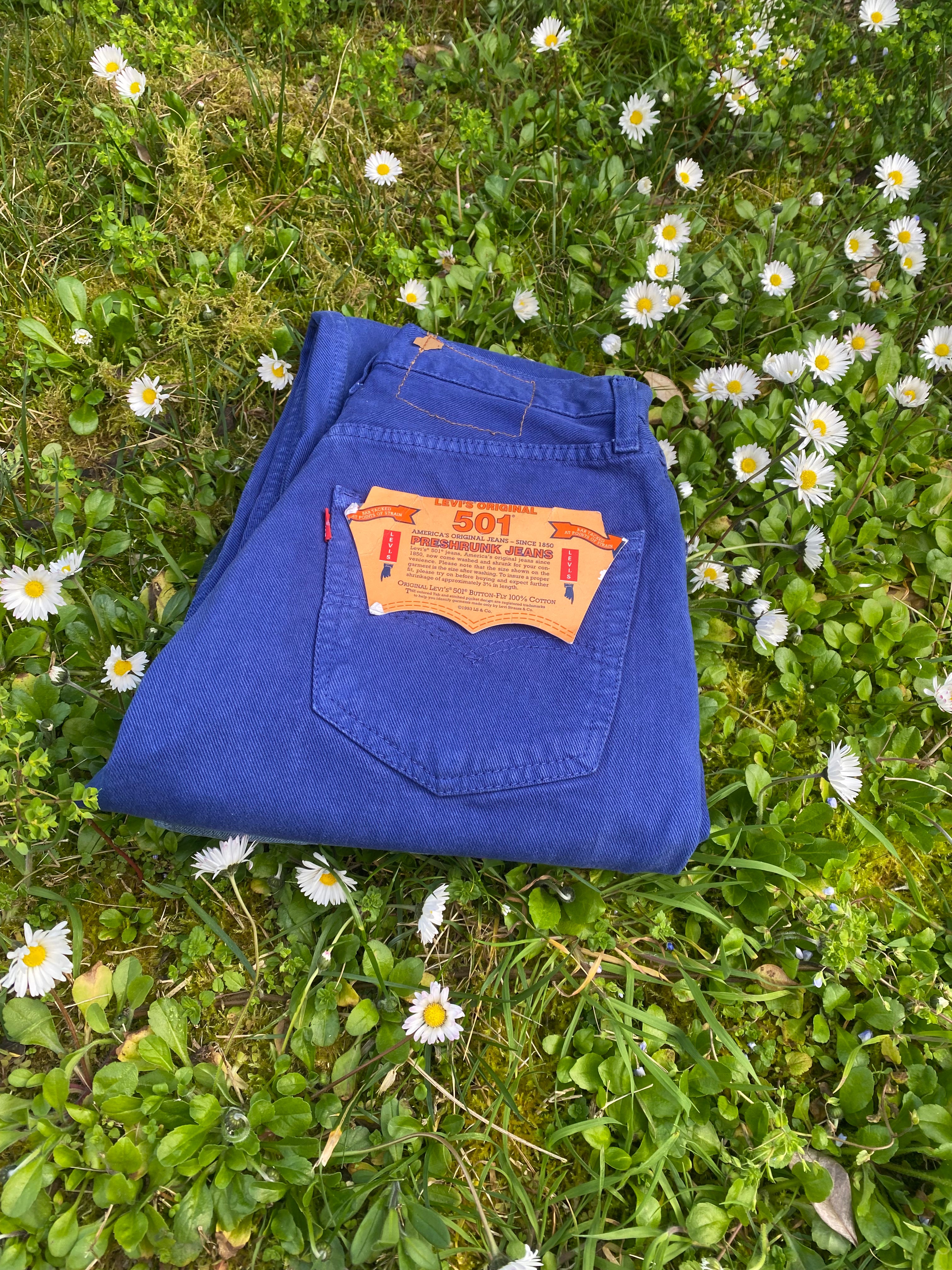 Levi’s 501 blu elettrico