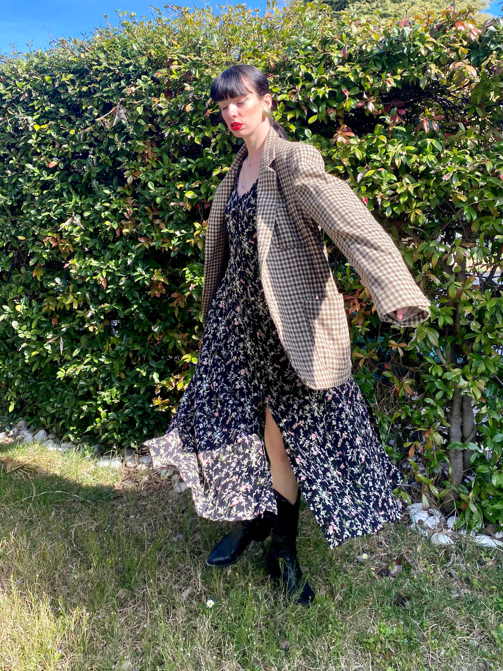 Blazer Vichy boxy