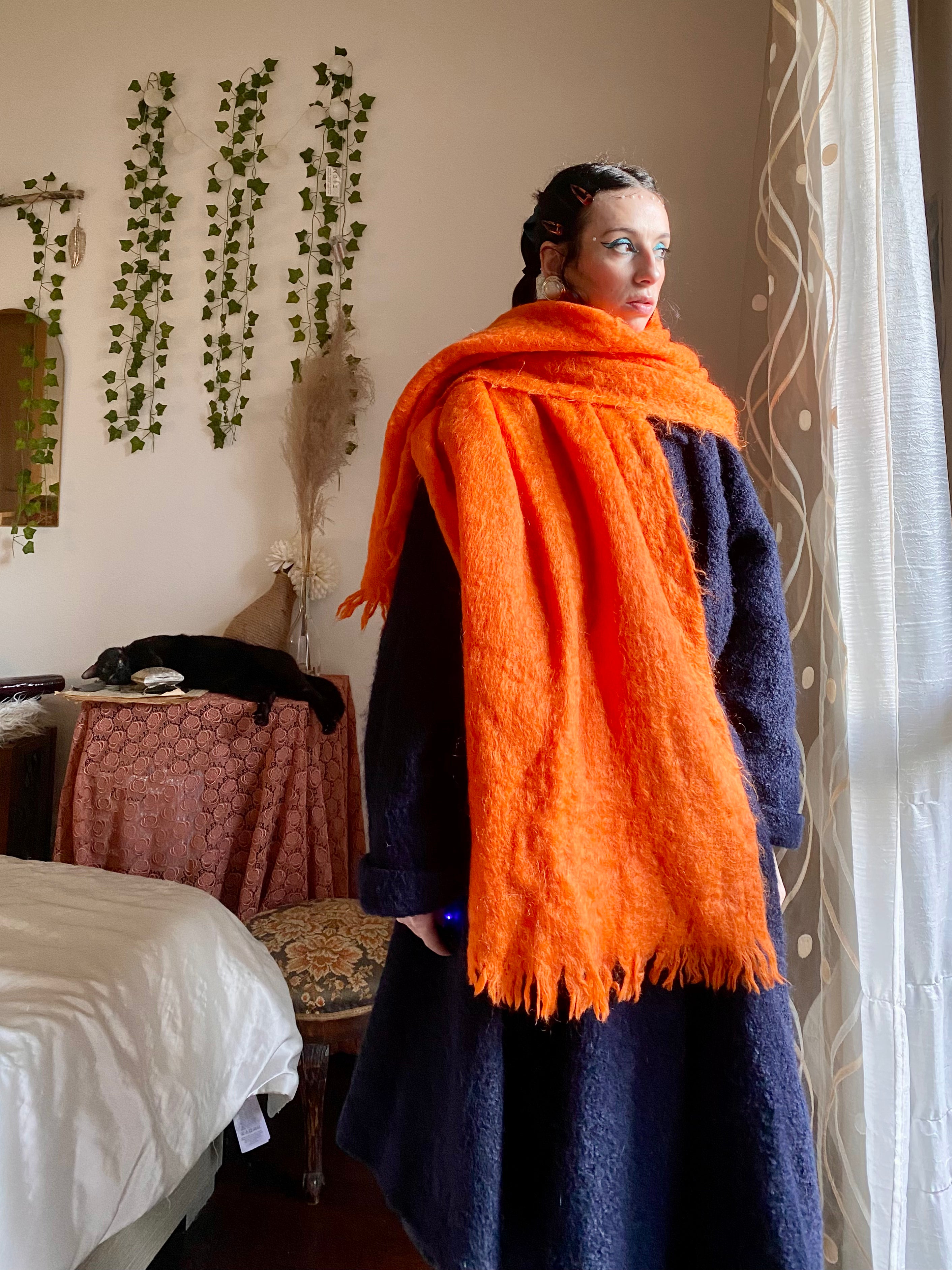 Sciarpa in Mohair oversize