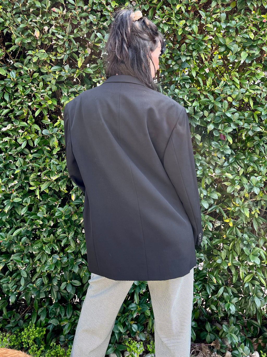 Blazer sartoriale monopetto revers punta di lancia