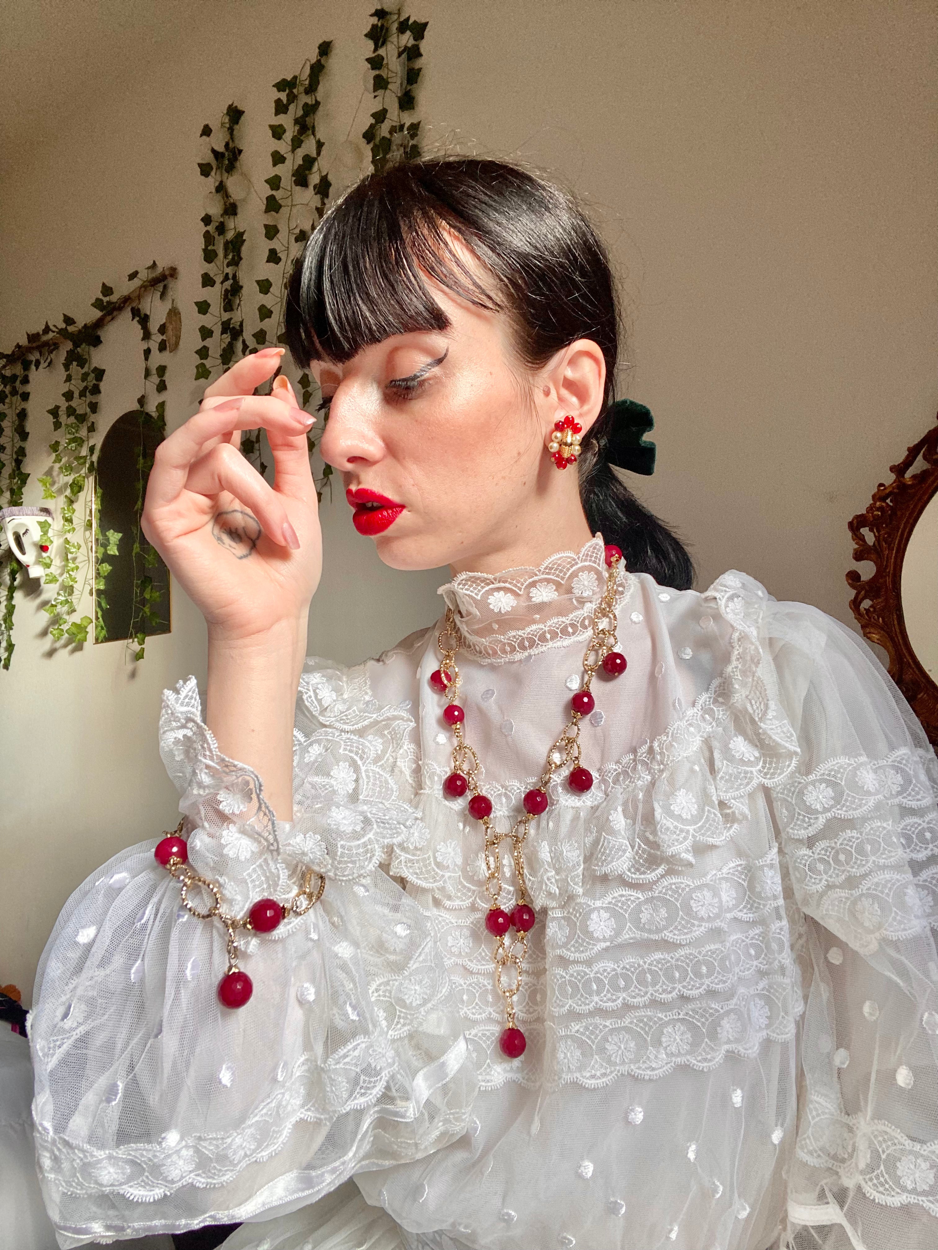 Ensemble collier et bracelet