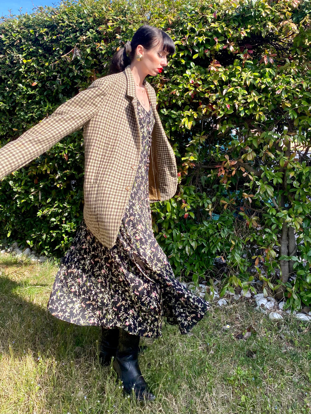 Blazer Vichy boxy