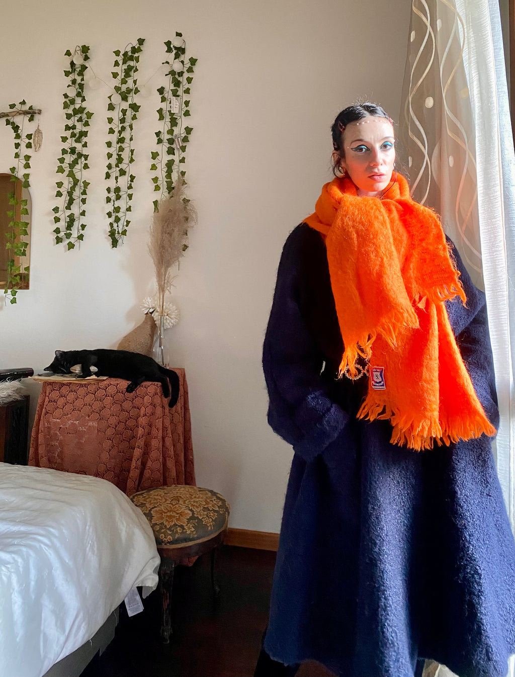 Sciarpa in Mohair oversize