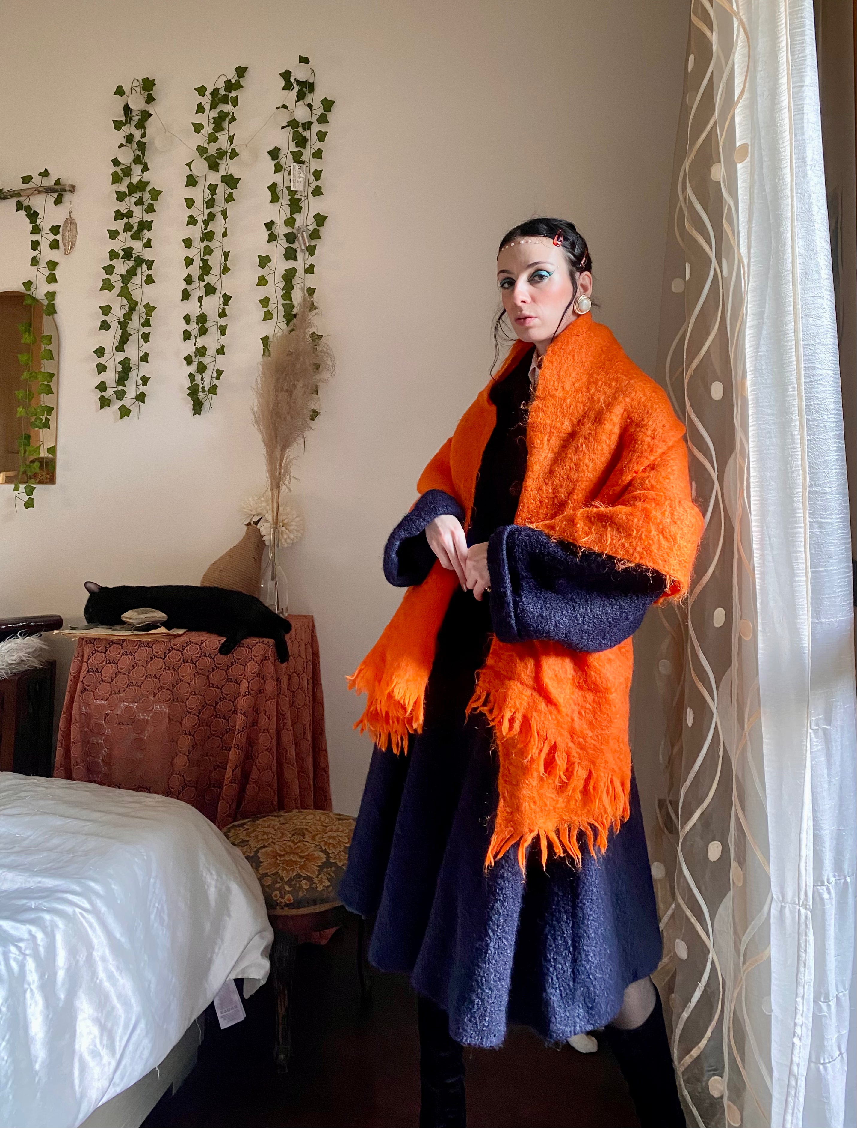 Sciarpa in Mohair oversize