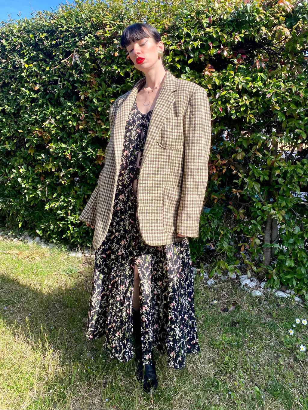 Blazer Vichy boxy