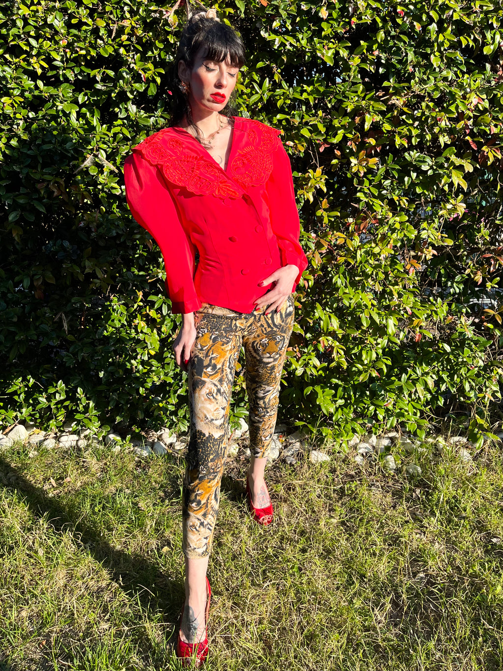Jeans by Kenzo animalier