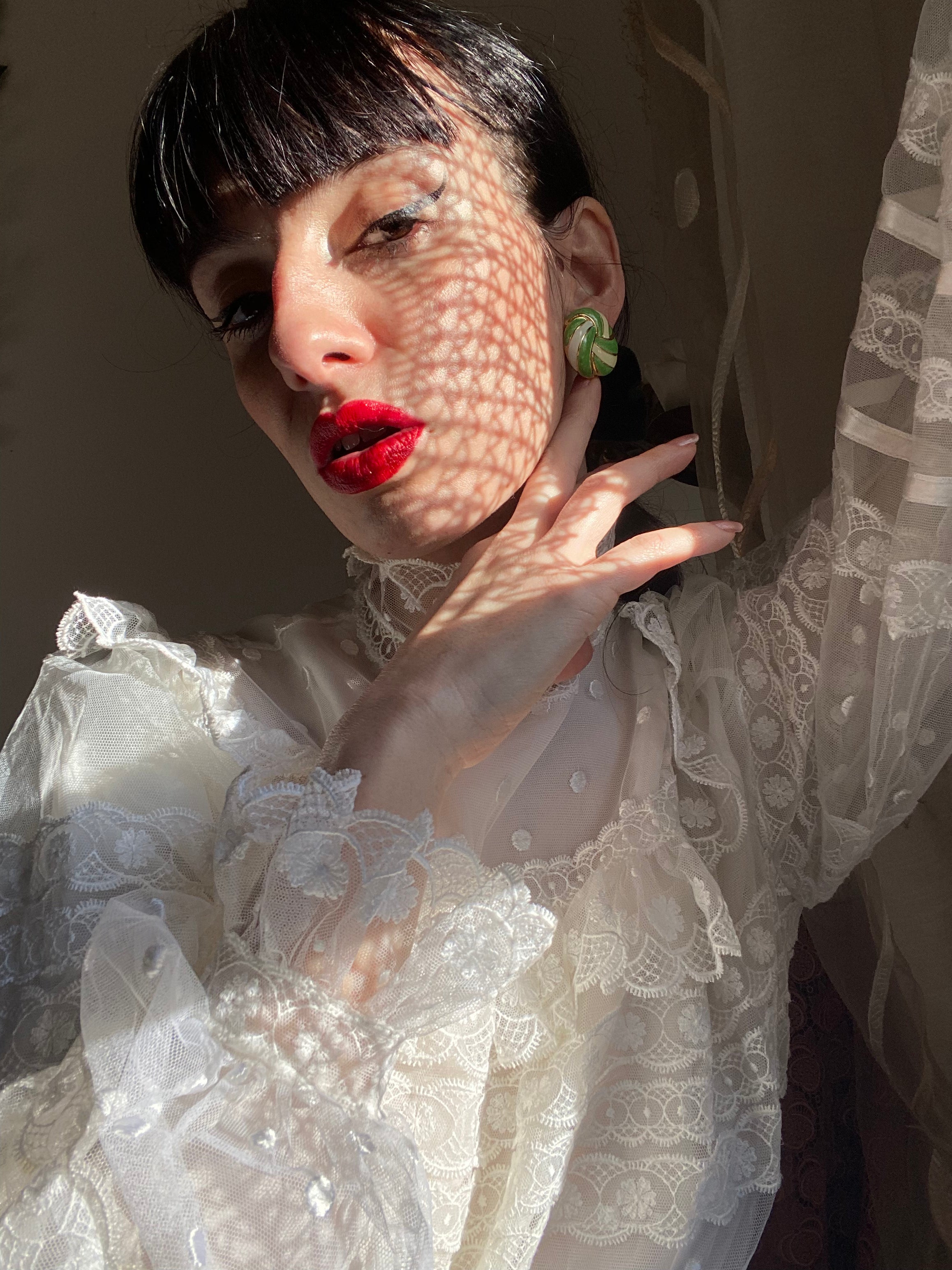 Orecchini anni ‘60 bombati