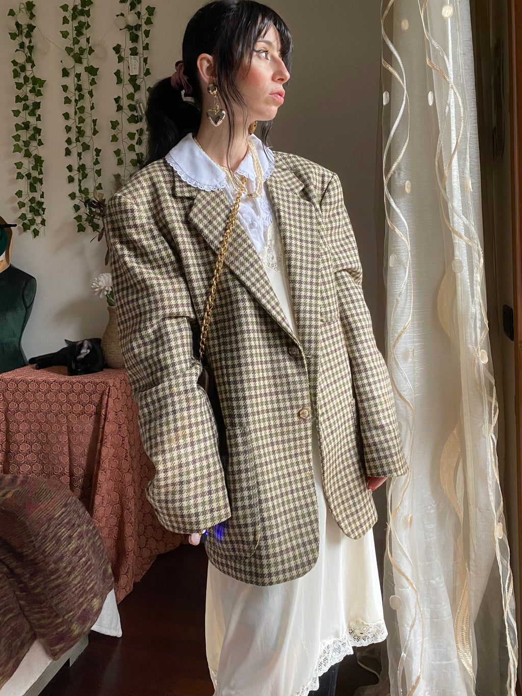Blazer Vichy boxy