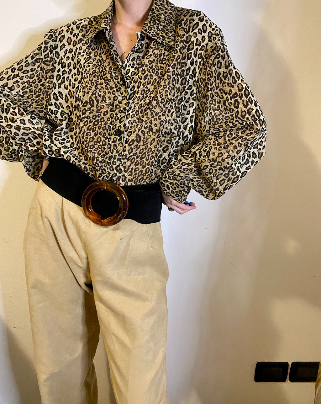 Camicia leopardata