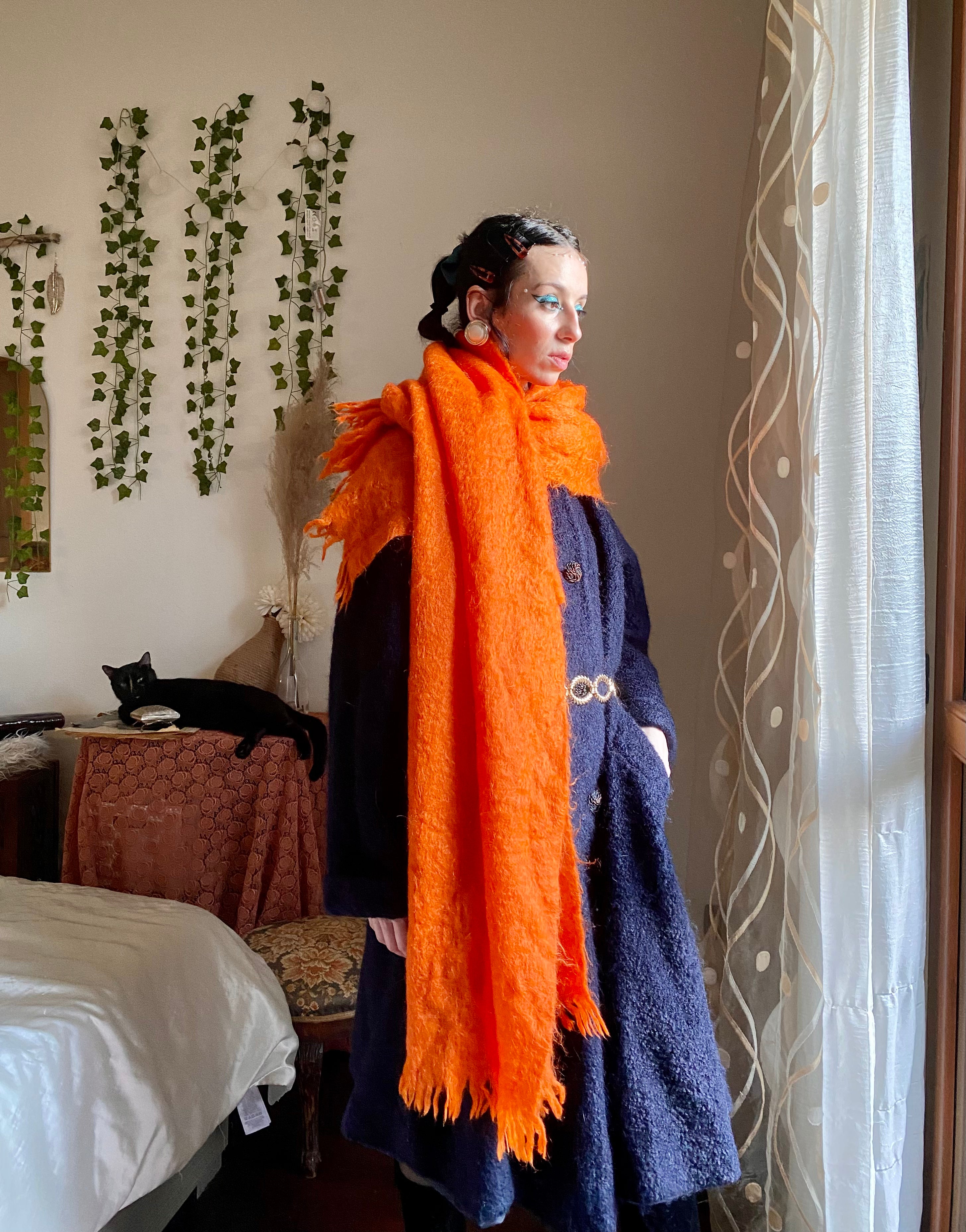 Sciarpa in Mohair oversize